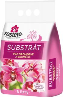 Substrát pro orchideje a bromélie 3 l Rosteto