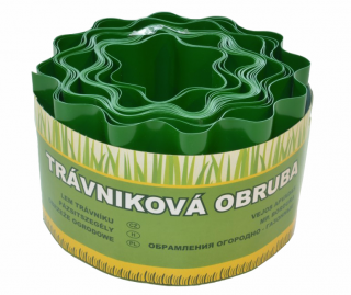 Trávniková obruba  PVC  10 cm x 9 m