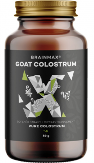 BrainMax Goat Colostrum, kozí kolostrum v prášku, 50 g