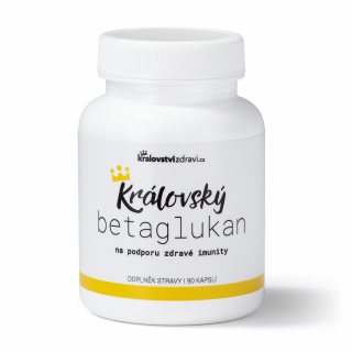 Královský Betaglukan 260 mg + (Vitamín C + D), 90 veg. kapslí - Kralovstvizdravi.cz