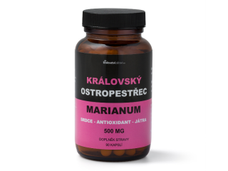 Královský Ostropestřec Marianum 500 mg, extrakt 80% Silymarinu - Kralovstvizdravi.cz