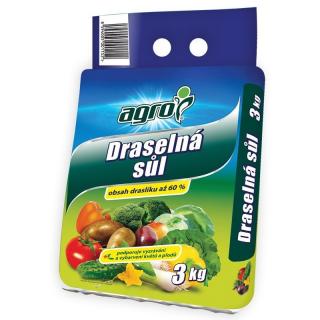 Hnojivo Agro Draselná sůl 3 kg