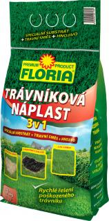 Hnojivo Agro Floria Trávníková náplast 3 v 1 1kg