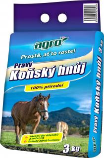 Hnojivo Agro Pravý koňský hnůj 3 kg