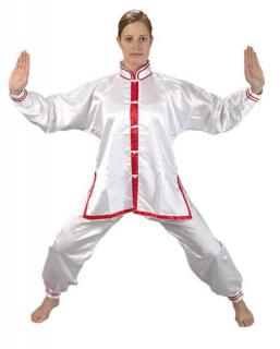 KIMONO TAICHI, KUNGFU, WUSHU, bílé, velikosti 150-200 Velikost: 200