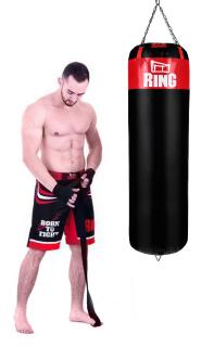 RING SPORT Boxovací pytel KOLOS 130 x 45 cm 45 kg, záruka 3 roky