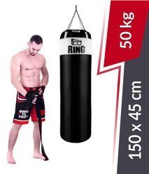 RING SPORT Boxovací pytel KOLOS 150 x 45 cm 50 kg, záruka 3 roky, bílý