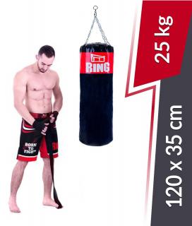 RING SPORT Boxovací pytel SUPER 120 x 35 cm 25 kg, ZÁRUKA 3 ROKY