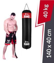 RING SPORT Boxovací pytel SUPER 140 x 40 cm 40 kg, záruka 3 roky