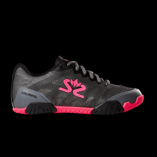 SALMING Hawk Shoe Women GunMetal/Pink Velikosti bot: 3,5 UK - 36 EUR - 22,5 cm