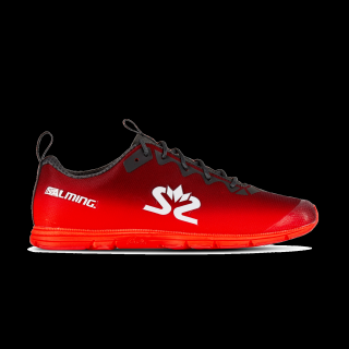 SALMING Race 7 Shoe Women Forged Iron/Poppy Red Velikosti bot: 3,5 UK - 36 EUR - 22,5 cm