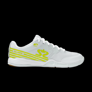 SALMING Viper 5 Shoe Women White/Fluo Green Velikosti bot: 3,5 UK - 36 EUR - 22,5 cm