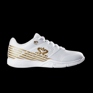 SALMING Viper 5 Shoe Women White/Gold Velikosti bot: 3,5 UK - 36 EUR - 22,5 cm