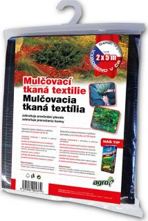 Textilie Agro mulčovací, tkaná 2 x 5 m, černá