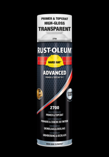 Antikorozní samozákladující barva ve spreji Rust-Oleum Hard Hat® Advanced 2v1 Balení: 500 ml Aerosol Sprej, Barva: bezbarvá/ transparent