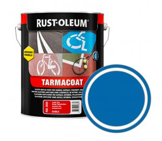 Barva pro vodorovné značení Rust-Oleum Tarmacoat / 5 L Balení: 5L, Barva: TRAFFIC BLUE (modrá)