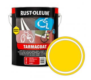 Barva pro vodorovné značení Rust-Oleum Tarmacoat / 5 L Balení: 5L, Barva: TRAFFIC YELLOW (žlutá)