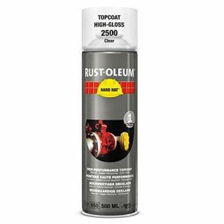 Bezbarvý lak ve spreji Rust-Oleum Hard Hat 2500 Topcoat Transparent (Clear) 500 ml