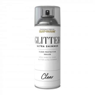 Bezbarvý ochranný lak ve spreji Rust-Oleum Glitter Clear Protective Sealer 400 ml