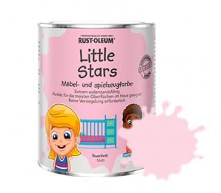 Certifikovaná barva na dětský nábytek a hračky Rust Oleum Little Stars Balení: 250 ml, Barva: Bed of Roses/ Rosenbett/ Růžový záhon