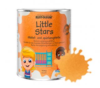 Certifikovaná barva na dětský nábytek a hračky Rust Oleum Little Stars Balení: 250 ml, Barva: Pumpkin/ Kurbis/ Dýně (metalická)