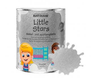 Certifikovaná barva na dětský nábytek a hračky Rust Oleum Little Stars Balení: 250 ml, Barva: Tin Soldier/ Zinnsoldat/ Cínový vojáček (metalická)