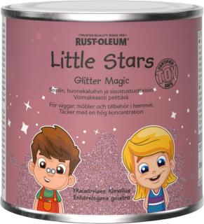 Certifikovaná třpytivá barva na dětský nábytek a hračky Rust Oleum Little Stars Glitter Magic Balení: 250 ml, Barva: Unicorn Sparkle/ Einhorn Funkeln/…