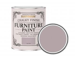 Křídová matná barva na nábytek Rust-Oleum Chalky Finish Furniture Paint Balení: 125 ml, Barva: Lilac Wine/ šeříková lila