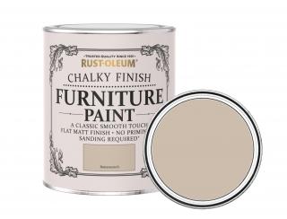 Křídová matná barva na nábytek Rust-Oleum Chalky Finish Furniture Paint Balení: 125 ml, Barva: Toffee Caramel/ máslově šedá