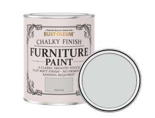 Křídová matná barva na nábytek Rust-Oleum Chalky Finish Furniture Paint Balení: 125 ml, Barva: Winter Grey / zimní šedá