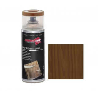 Lazura na dřevo ve spreji Ambro-Sol Wood Stain / 400 ml Balení: 400 ml, Barva: tmavý ořech/ dark nut