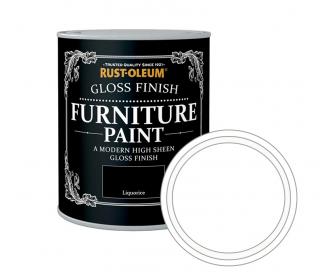 Lesklá barva na nábytek Rust-Oleum Gloss Finish Furniture Paint Balení: 125 ml, Barva: White Frost/ bílá (WeiBerfort)