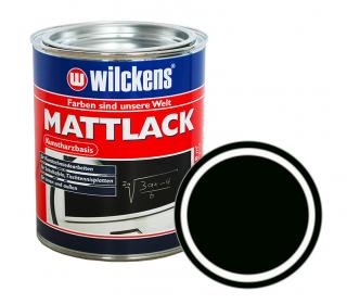 Matná tabulová barva WILCKENS Mattlack 750 ml Barva: černá