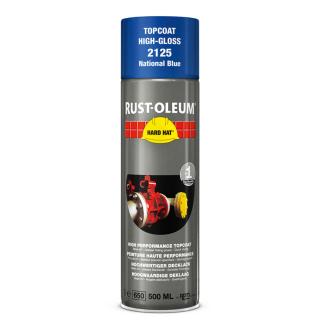 Modrá matná barva ve spreji Rust-Oleum HARD HAT Topcoat 500 ml