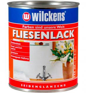 Německá barva na dlaždičky, obklady a kachličky WILCKENS Fliesenlack Balení: 750 ml, Barva: Bílá / pololesk