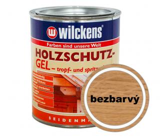 Německá gelová lazura s olejem na ochranu dřeva WILCKENS Holzschutz gel Balení: 750 ml, Barva: bezbarvá (Farblos)