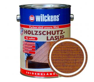 Německá konzervační lazura na dřevo Wilckens Holzschutz lasur Balení: 2,5 L, Barva: Ořech (Nussbaum)