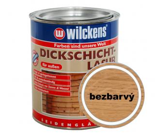 Německá silnovrstvá lazura WILCKENS Dickschicht Lasur Balení: 2,5L, Barva: bezbarvá (Farblos)