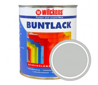 Německá syntetická vrchní barva pololesk Wilckens Buntlack Seidenglaenzend 750 ml Barva: RAL 7035 - světle šedá