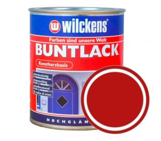 Německá syntetická vrchní barva vysoký lesk Wilckens Buntlack Hochglaezend 750 ml Barva: RAL 3000 - ohnivě červená