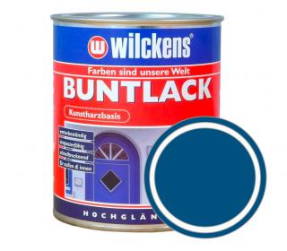 Německá syntetická vrchní barva vysoký lesk Wilckens Buntlack Hochglaezend 750 ml Barva: RAL 5010 - enziánová modrá