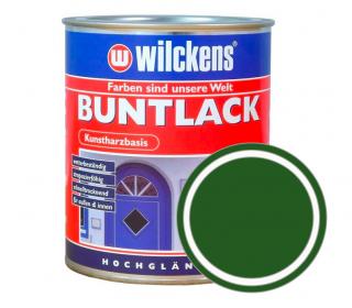 Německá syntetická vrchní barva vysoký lesk Wilckens Buntlack Hochglaezend 750 ml Barva: RAL 6002 - listová zelená