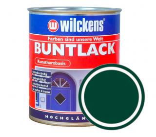 Německá syntetická vrchní barva vysoký lesk Wilckens Buntlack Hochglaezend 750 ml Barva: RAL 6005 - mechová zelená