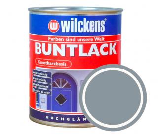 Německá syntetická vrchní barva vysoký lesk Wilckens Buntlack Hochglaezend 750 ml Barva: RAL 7001 - stříbrošedá