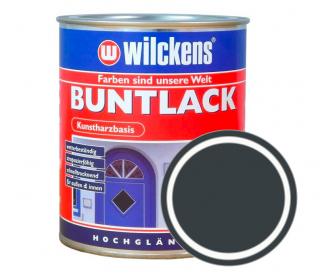 Německá syntetická vrchní barva vysoký lesk Wilckens Buntlack Hochglaezend 750 ml Barva: RAL 7016 - antracitová šedá