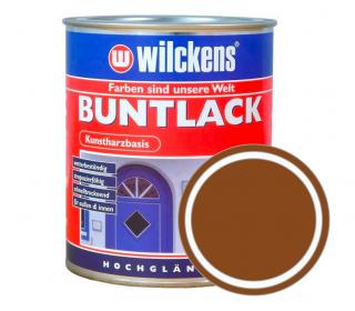 Německá syntetická vrchní barva vysoký lesk Wilckens Buntlack Hochglaezend 750 ml Barva: RAL 8003 - antuková hnědá