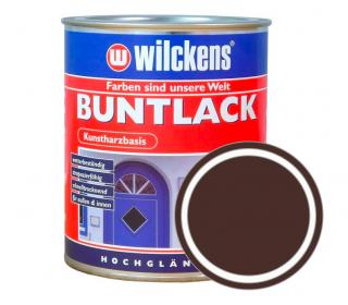 Německá syntetická vrchní barva vysoký lesk Wilckens Buntlack Hochglaezend 750 ml Barva: RAL 8017 - čokoládová hnědá