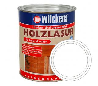 Německá vodouředitelná lazura WILCKENS Holzlasur Balení: 750 ml, Barva: Bílá (Weiss)