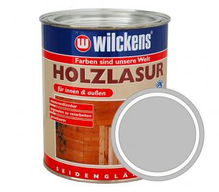 Německá vodouředitelná lazura WILCKENS Holzlasur Balení: 750 ml, Barva: Světle šedá (Silbergrau)