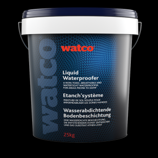 Odolná dvousložková hydroizolace na podlahy WATCO Liquid Waterproofer bílá / 25 KG